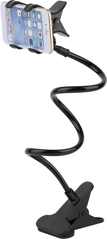 Adjustable, Flexible Desktop Mobile Phone Holder: Blue, White, Pink, Purple or Black