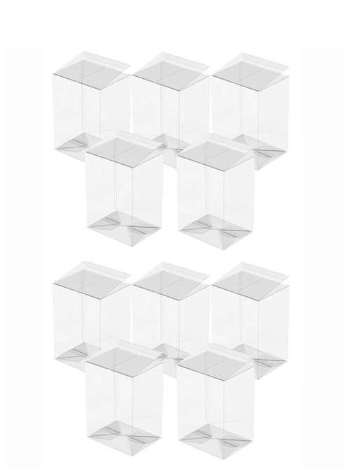 Plastic Protector Case Compatible With 4-inch Pops 10 Pack