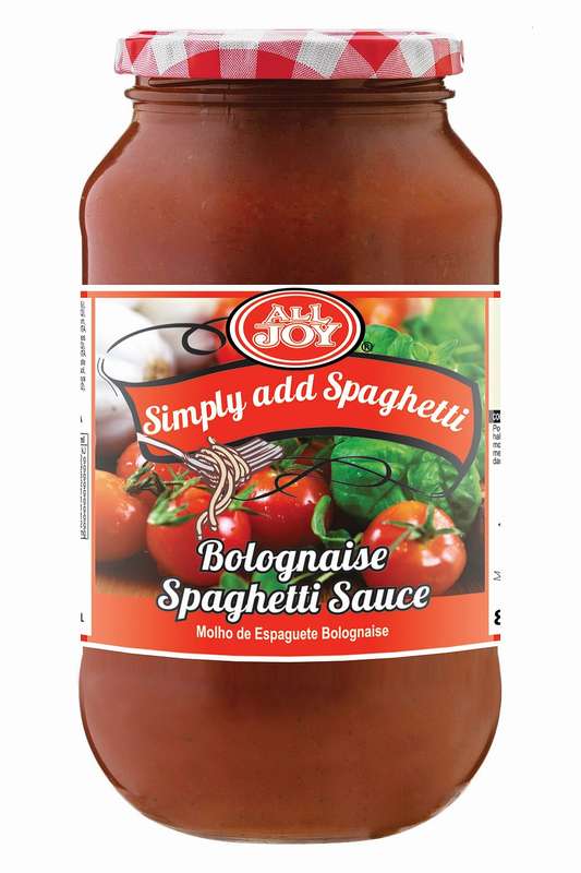 All Joy Spaghetti Sauce 3 Bottles x 820g