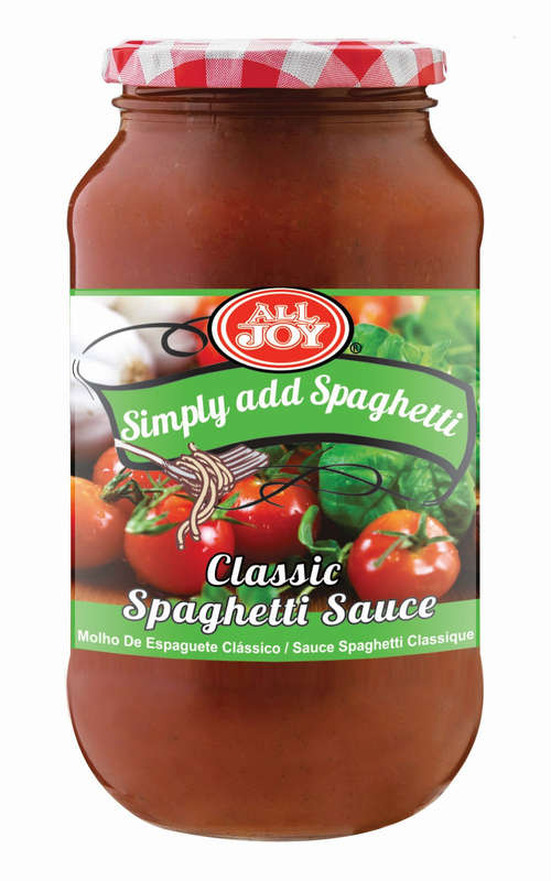 All Joy Spaghetti Sauce 3 Bottles x 820g
