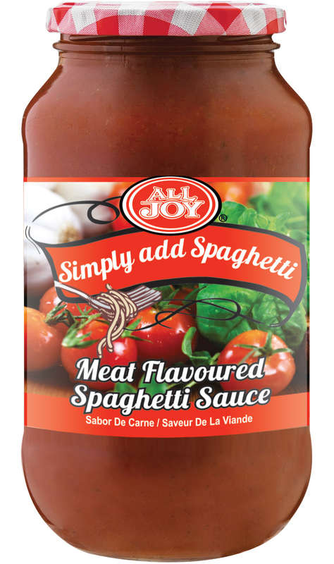 All Joy Spaghetti Sauce 3 Bottles x 820g
