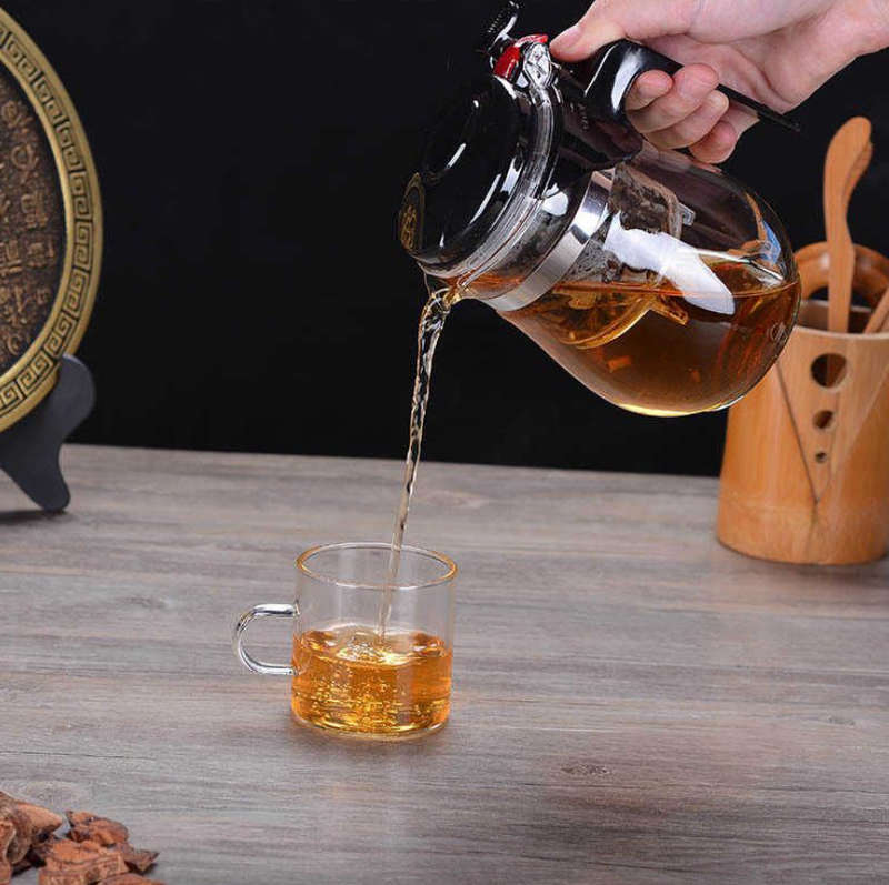 Heat Resistant Glass Teapot With Infuser 750ml