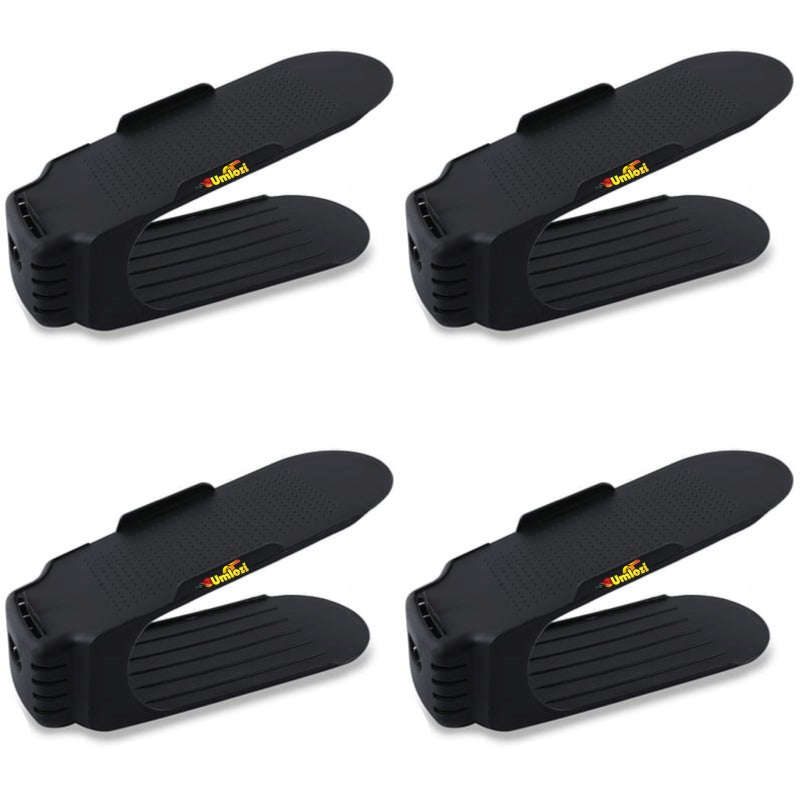 Shoe Slot Organiser - Set Of 4 - Assorted Colours