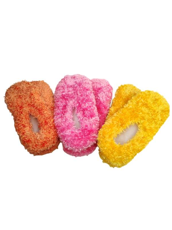 Feather Fluffy Slipper - Set Of 3