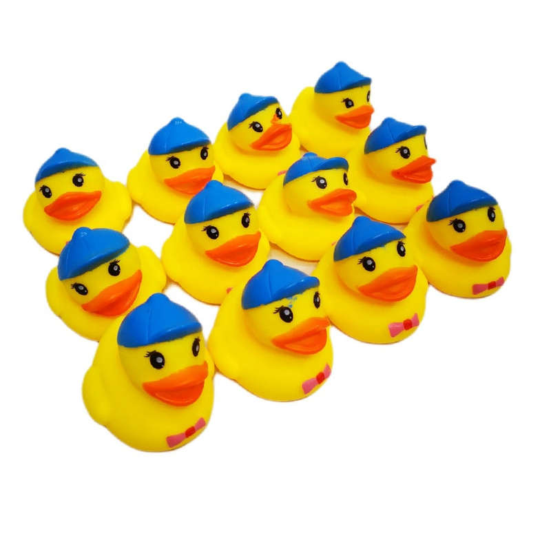 Floating Bath Ducks Set of 12 Assorted Colours