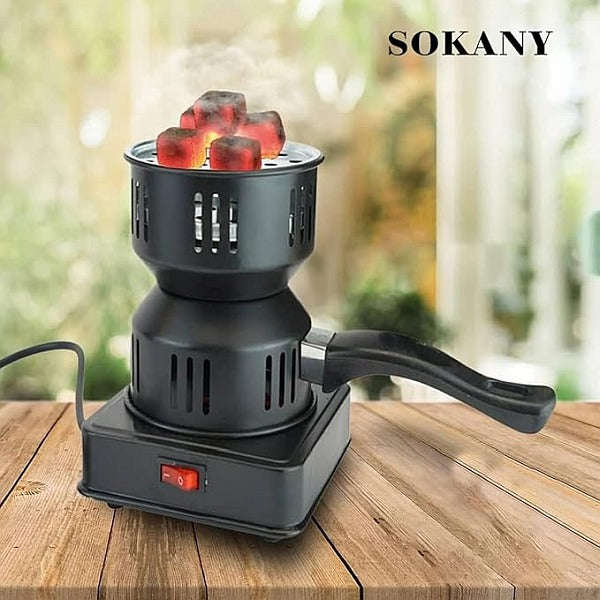 Electric Camping Stove For Cooking, Heating Or starting Coals