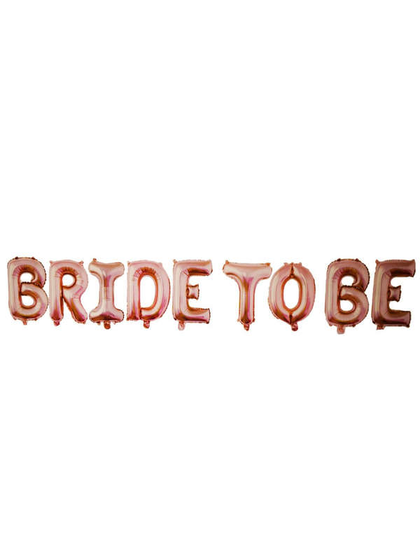 Foil Balloon - Bride To Be - Rose Gold