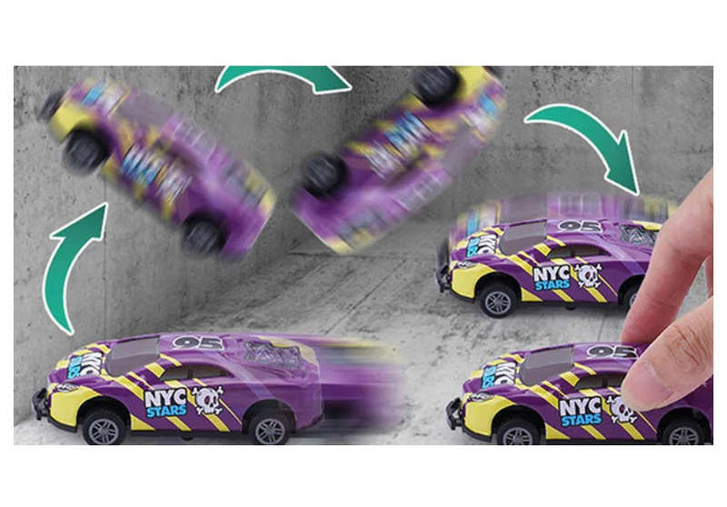 Flip, Crash, Stunt Cars - 8 Pack