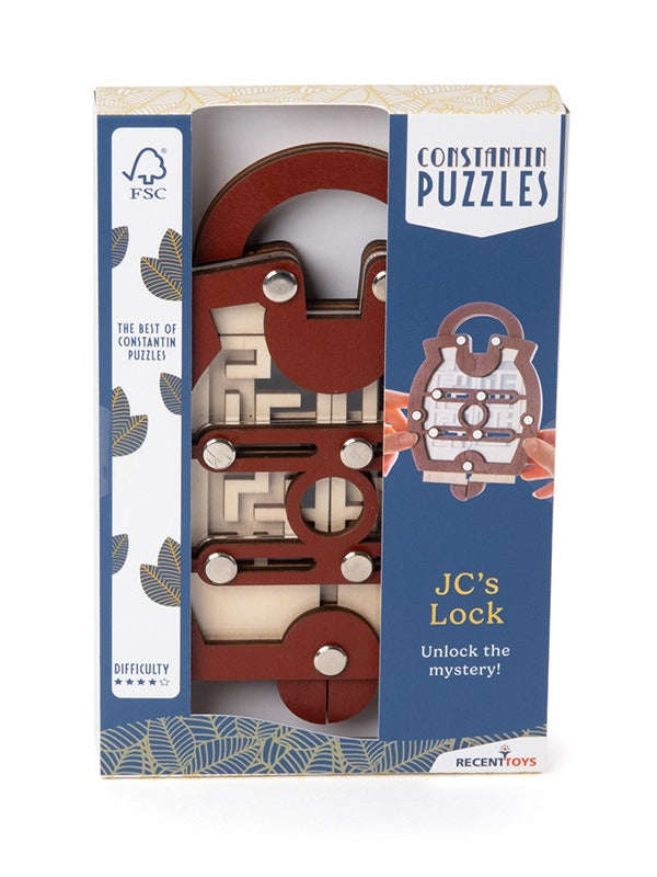 JC's Lock - Brain Teasers - Riddles - Recent Toys