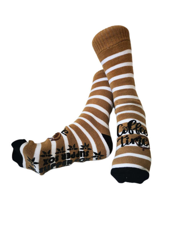Long Slipper Socks With Non Slip Rubber Sole For Men & Women