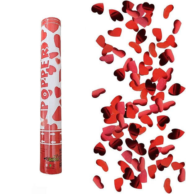 Party Popper - Heart Confetti - 2 Pack