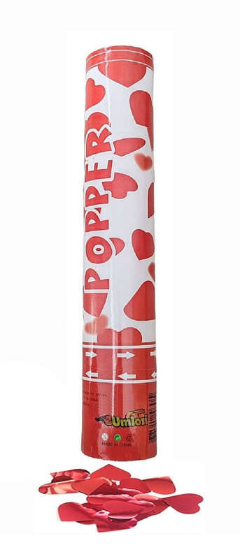 Party Popper - Heart Confetti - 2 Pack