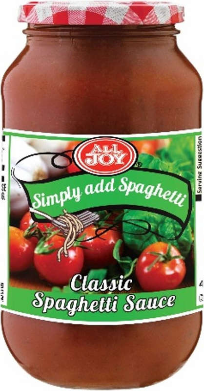 All Joy Spaghetti Sauce 3 Bottles x 485g