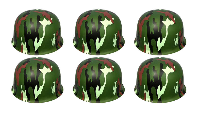 Plastic Dress Up Hats For Kids 6 Pack - Assorted