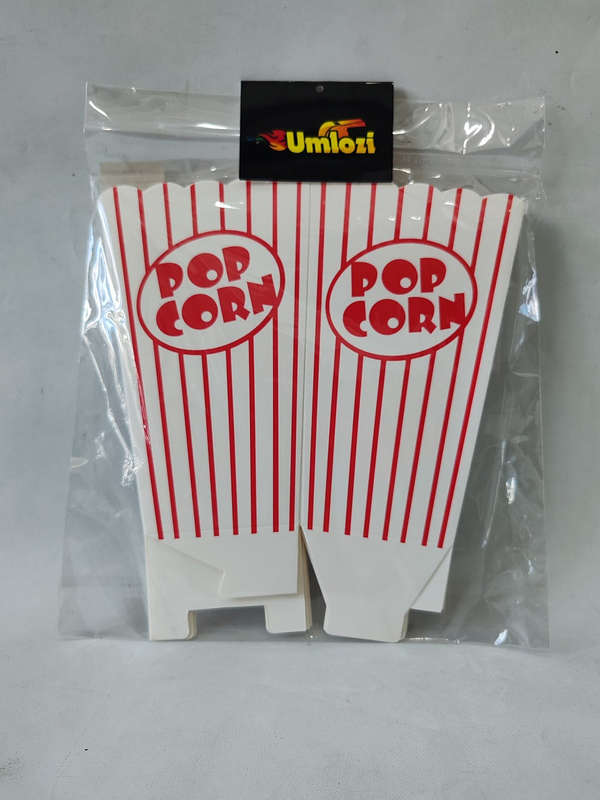 Popcorn Foldable Boxes - 18 pack - 16 cm