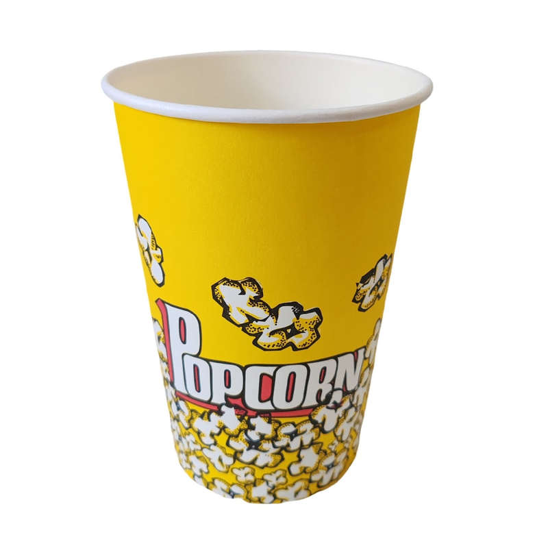 Popcorn Disposable Tubs - Pack of 40 - 16cm tall