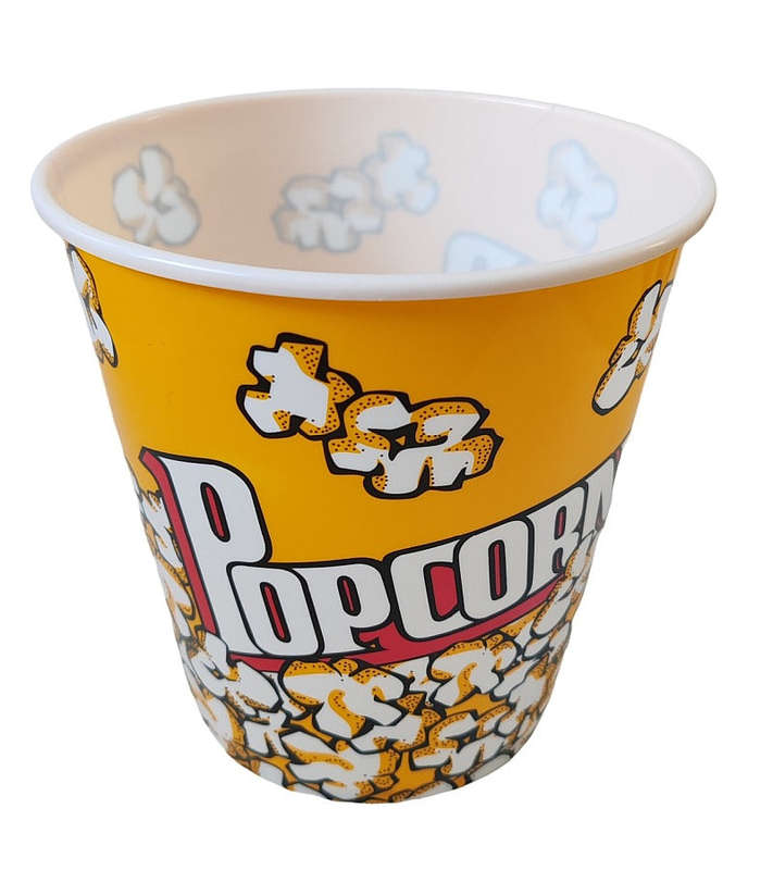 Popcorn Jumbo Re-Usable Tubs 4 Pack - Assorted Colours