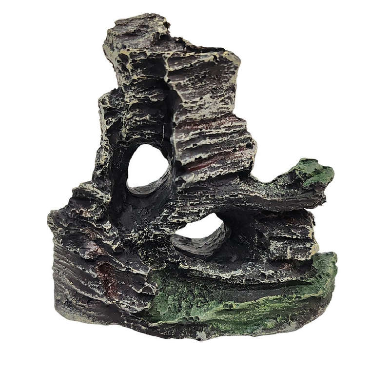 Aquarium Rocks Decor 10cm High x 10cm Wide x 5.5cm - Assorted