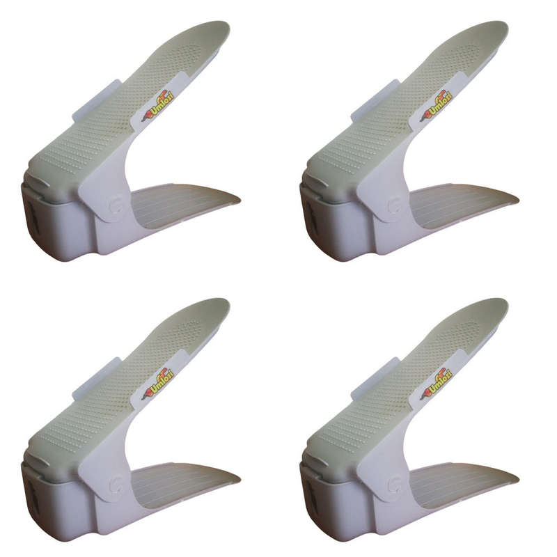 Shoe Slot Organiser - Set Of 4 - Assorted Colours