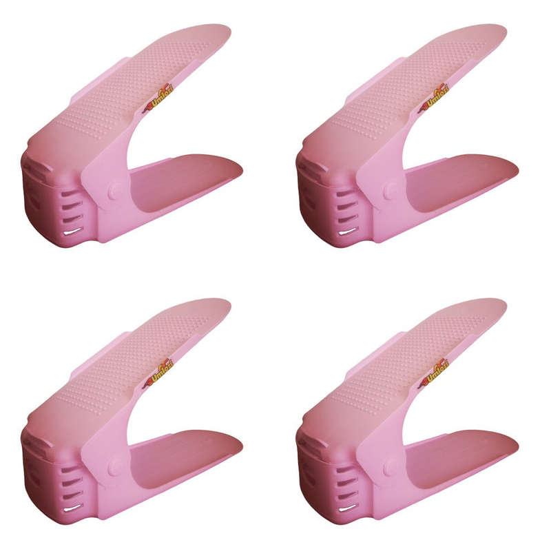 Shoe Slot Organiser - Set Of 4 - Assorted Colours