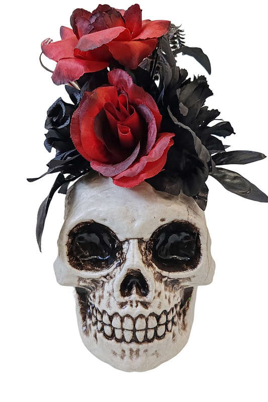 Flower Halloween Skull Full Size