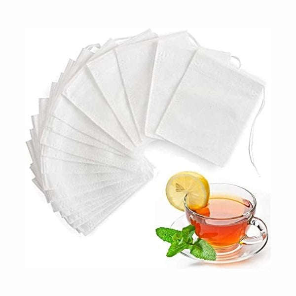 Cildan Tea Merchant Reuasble or Disposable Tea Bags 100's For Loose Leaf Teas or Powders