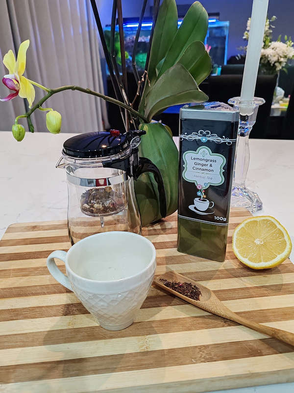 Lemongrass, Ginger & Cinnamon Tea 100g - Cildan Tea Merchant