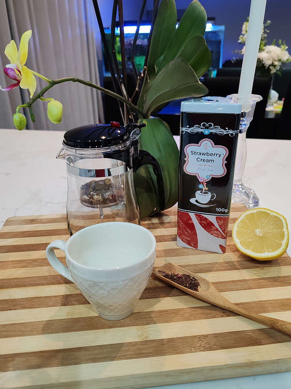 Strawberry Cream Tea 100g - Cildan Tea Merchant