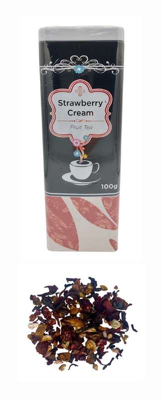 Strawberry Cream Tea 100g - Cildan Tea Merchant
