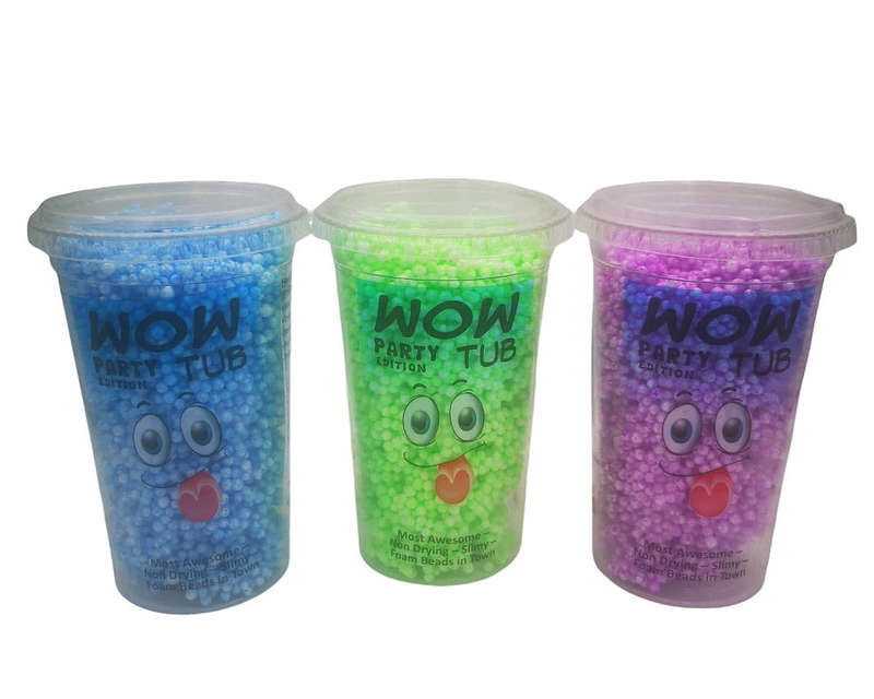 Wowtub - Glow In The Dark Colourfull Playfloam - 6 Pack & 3 Pack