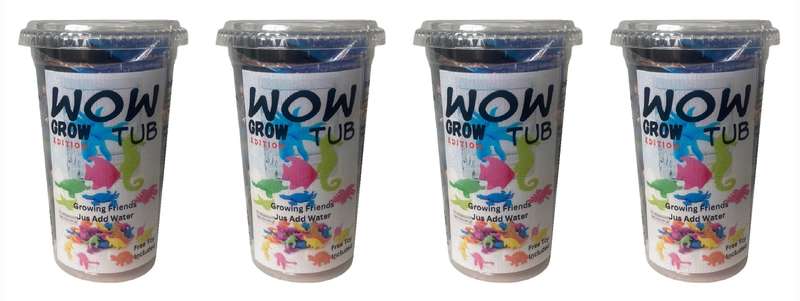 Growing Animals Set & Collectors Toy - 4 Pack - WowTub Grow Edition