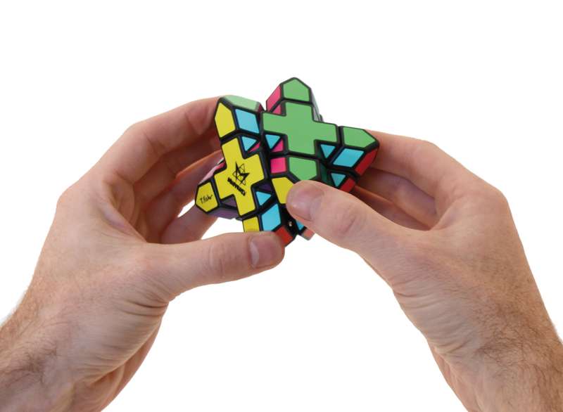 Meffert's Skewb Xtreme - The Original 10-Sided Diamond Brainteaser Puzzle Challenge from Recent T...