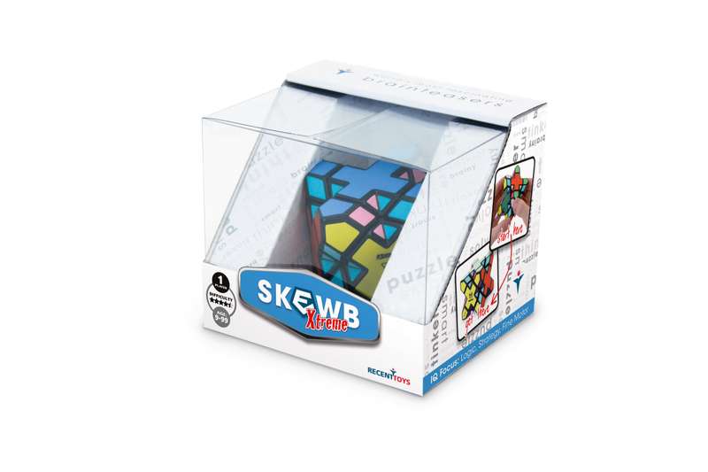 Meffert's Skewb Xtreme - The Original 10-Sided Diamond Brainteaser Puzzle Challenge from Recent T...