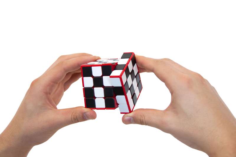 Meffert's Checkers Cube 3D Puzzle, Brain Teaser - Recent Toys