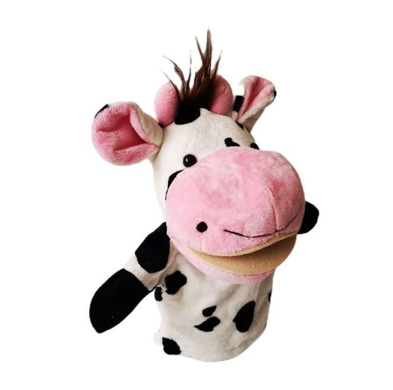 Hand Puppets - Soft Furry Animals - Fingers Control Hands & Mouth