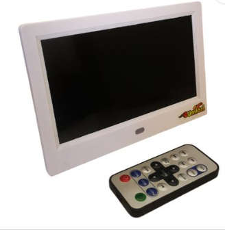 Digital Photo Frame 7" & Remote - Video, Picture & Music Digital Photo Frame With Video, Photo & ...
