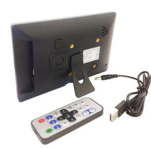 Digital Photo Frame 7" & Remote - Video, Picture & Music Digital Photo Frame With Video, Photo & ...