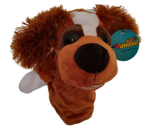 Hand Puppets - Soft Furry Animals - Fingers Control Hands & Mouth