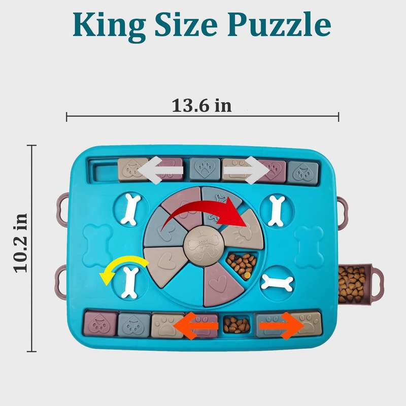 Dog Puzzle Toys for Smart Dogs Mental Enrichment and Brain Stimulating, Advanced Interactive Pupp...