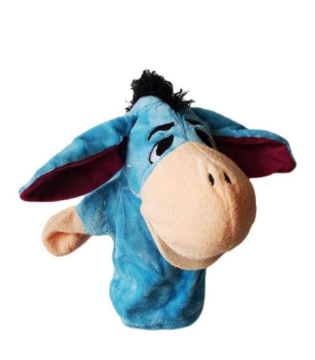 Hand Puppets - Soft Furry Animals - Fingers Control Hands & Mouth