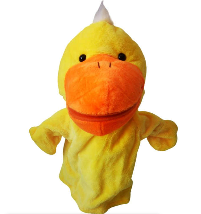 Hand Puppets - Soft Furry Animals - Fingers Control Hands & Mouth