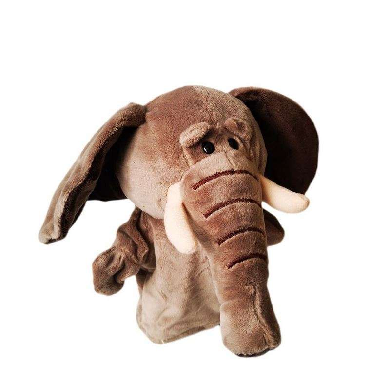 Hand Puppets - Soft Furry Animals - Fingers Control Hands & Mouth