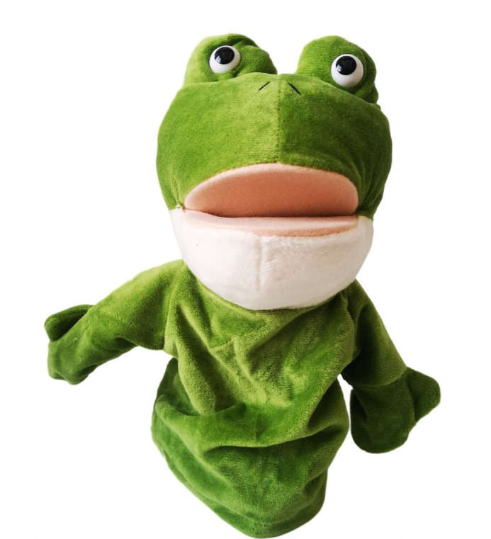 Hand Puppets - Soft Furry Animals - Fingers Control Hands & Mouth