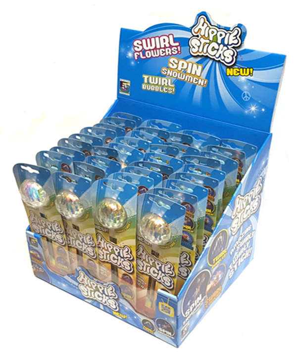 Hippie Stick - Bubble Spinning Toy