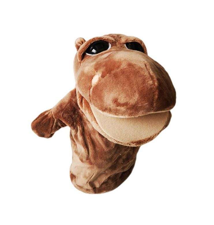 Hand Puppets - Soft Furry Animals - Fingers Control Hands & Mouth
