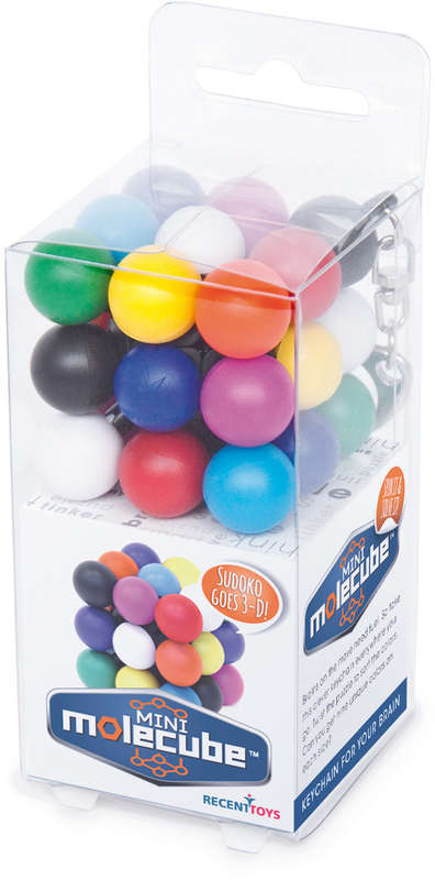 Mini Molecube by Mefferts - Twisty Puzzle, Brain Teasers Keychain Puzzle