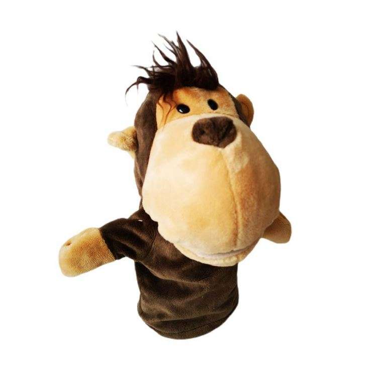 Hand Puppets - Soft Furry Animals - Fingers Control Hands & Mouth
