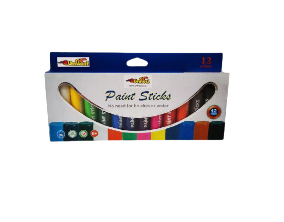 Paint Sticks Classic Color Day Glow 12 Assorted