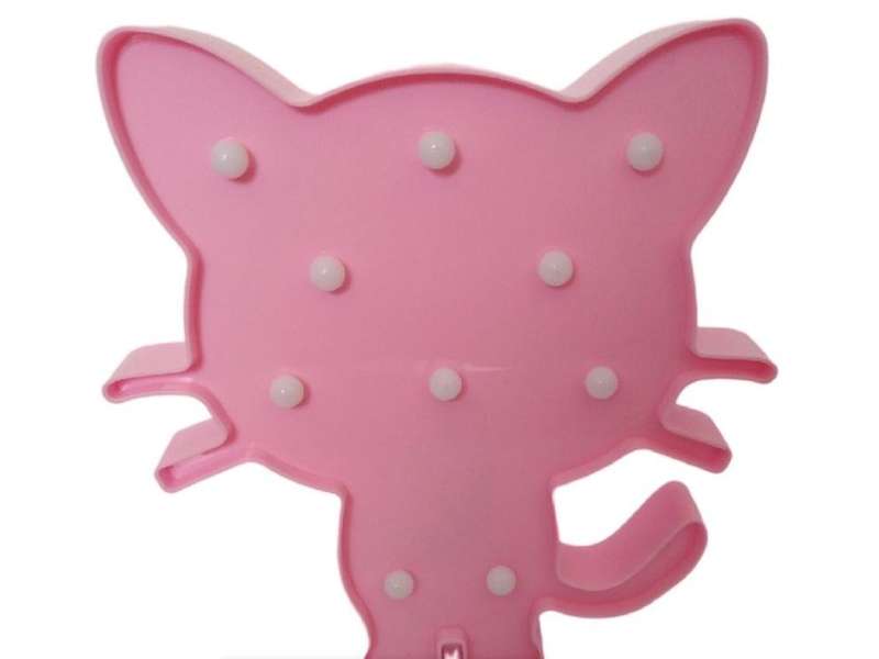 Night Light Cat - Battery Operated Cat - 28 cm