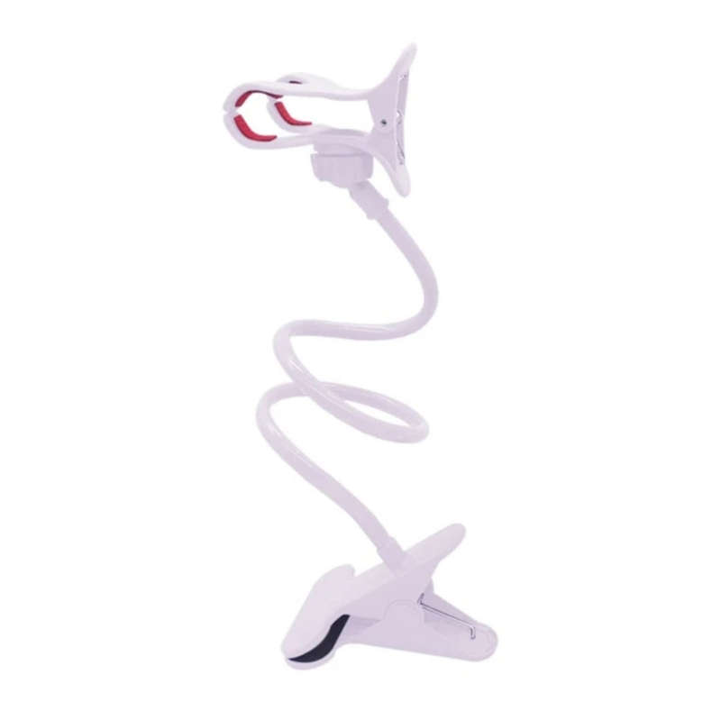 Adjustable, Flexible Desktop Mobile Phone Holder: Blue, White, Pink, Purple or Black